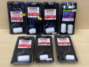 lot 79 image: Lot Of (7) New 4 Roller & Roller Tray Sets