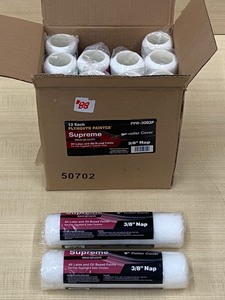 lot 88 image: 12-Pack Of New 38-Nap  9 Paint Roller Covers