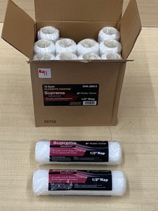 lot 91 image: 12-Pack Of New 12-Nap  9 Paint Roller Covers
