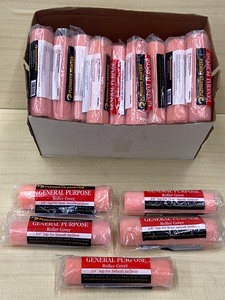 lot 93 image: Box Of New 34-Nap General Purpose Paint Roller Covers