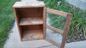 lot 4 image: Vintage Vegetable Cabinet