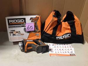 lot 65 image: RIDGID R86400B 18V Lithium-Ion GEN5X Brushless Cordless MegaMax Powerbase (Tool-Only) &nbspin good condition