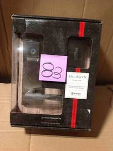 lot 83 image: Baldwin 183SPExSPL-SQR-SMT Spyglass Single Cylinder Keyed Entry Set &nbspin good condition