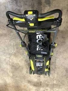 lot 110 image: RYOBI 20 in. 40-Volt Battery Brushless Cordless Walk Behind Self-Propelled Lawn Mower NO BATTERY AND CHARGER INCLUDED SEE PICS 