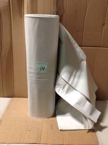 lot 14 image: HUSKY 20 ft. x 100 ft. White 6 mil Plastic Sheeting &nbspin good condition