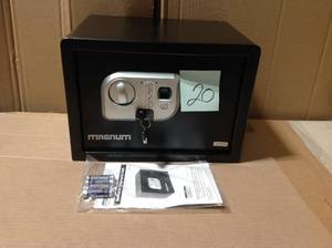 lot 20 image: MAGNUM 0.75 cu. ft. Security Safe with Biometric Fingerprint Reader &nbspin good condition