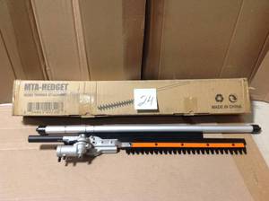 lot 24 image: Sunseeker Dual Action Hedge Trimmer Attachment (Fits Universal System Attachment Capable Trimmers) &nbspin good condition