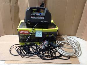 lot 27 image: 1,600 PSI 1.2 GPM Electric Pressure Washer &nbspin good condition