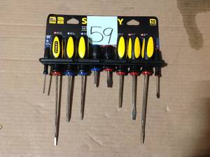 lot 59 image: Stanley Screwdriver Set (10-Piece) &nbspin good condition