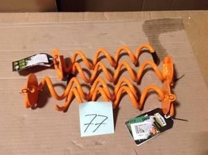 lot 77 image: Vortex 10 in. Steel Folding Ring Spiral Ground Anchor &nbspin good condition
