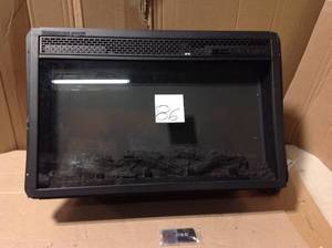 lot 86 image: Electric Firebox Fireplace Insert in working conditions