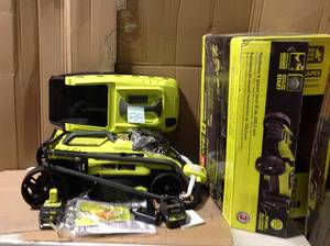 lot 88 image: 13 in. ONE 18-Volt Lithium-Ion Cordless Battery Walk Behind Push Lawn Mower - 4.0 Ah BatteryCharger Included &nbspin good condition