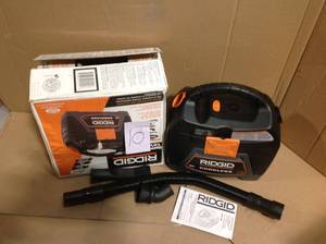 RIDGID 3 Gal. 18-Volt Cordless Handheld WetDry Shop Vacuum (Tool Only)&nbsp&nbspin good condition