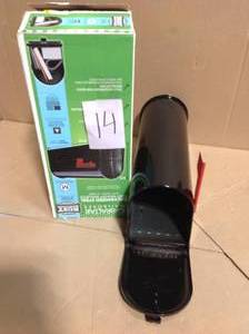 Gibraltar Mailboxes Elite Medium, Steel, Post Mount Mailbox, Black&nbsp&nbspin good condition