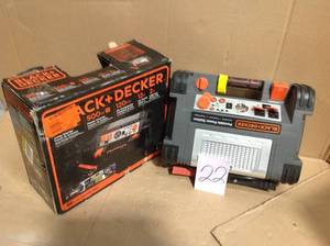 BLACKDECKER 500-Watt Portable Power Station&nbsp&nbspin good condition