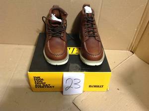 DEWALT Mens Canton 6 Work Boots - Soft Toe - Walnut Pitstop Size 10(M)&nbsp&nbspin good condition