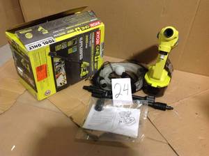 RYOBI ONE 18-Volt 320 PSI 0.8 GPM Cold Water Cordless Power Cleaner (Tool Only)&nbsp&nbspin good condition