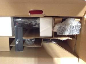 Husky 7000-Lumen Multi-Directional LED Tripod Work Light&nbsp&nbspin good condition