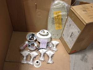 Lillycrest 52 in. IndoorOutdoor Matte White Ceiling Fan&nbspin good condition