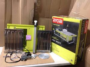 RYOBI 7 in. 4.8 Amp Tabletop Tile Saw&nbsp&nbspin good condition
