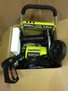 RYOBI 2,000 PSI 1.2 GPM Electric Pressure Washer in good conditions