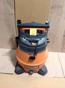 lot 12 image: RIDGID 6 Gal. 3.5-Peak HP NXT WetDry Shop &nbspin good condition