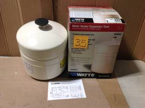 lot 35 image: Watts Potable Water Expansion Tank for 50 gal. Water Heaters &nbspin good condition