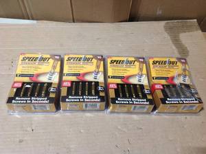 lot 39 image: Ontel Speed Out Speed Out Titanium Screw Extractor (4-Piece) &nbspin good condition