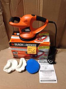 lot 56 image: BLACKDECKER 6-inch Random Orbit WaxerPolisher (WP900) &nbspin good condition