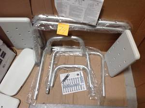 lot 74 image: Delta Tub Transfer Bench not used