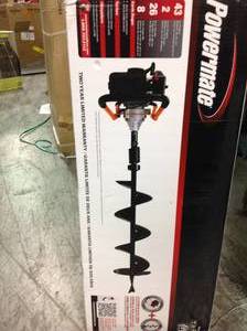 lot 106 image: Powermate 43cc Earth Auger Powerhead with 8 in. Bit in good condition