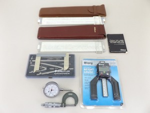lot 12 image: Lot of Misc. Measuring and Drafting Tools