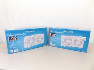 lot 22 image: 2 New in Box Pelonis Window Fans