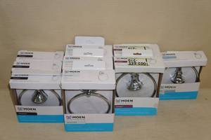 lot 78 image: Moen Towel Rings