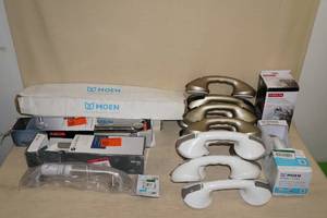lot 75 image: Grab Bars - Permanent and Suction Type