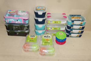 lot 35 image: Assortment of Lunch Boxes and Food Storage