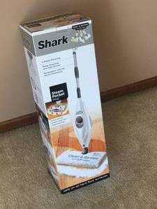 lot 19 image: Brand New in Box Shark Steam Pocket Mop
