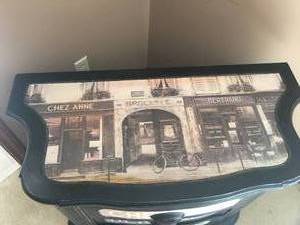 lot 20 image: 36 x 18 x 26 Bistro Decor Cabinet
