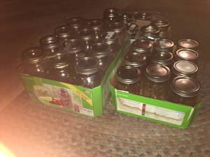 lot 44 image: Lot of Brand New Canning Jars