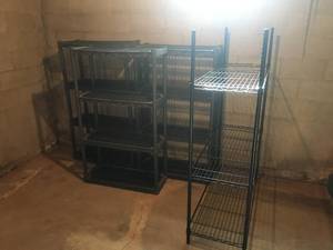 lot 60 image: Big Lot of Adjustable Shelving Units