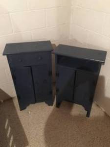 lot 67 image: Lot of Two 33 x 19 x 10 Decorative Cabinets