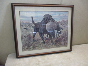 lot 47 image: Black Lab Print