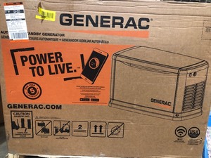 lot 54 image: New Generac 16000-Watt (LP)16000-Watt (NG) Air Cooled Standby Generator with Wi-Fi and Whole House 200 Amp Auto Transfer Switch