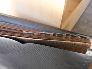lot 40 image: MEGA Binder of Sandpaper