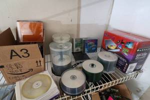 lot 24 image: Misc. Lot of Blank () CDs & DVDs