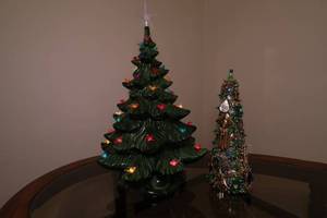 lot 208 image: Decorative Christmas Trees