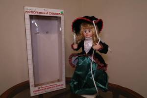 lot 209 image: Vintage Motionettes Christmas Doll