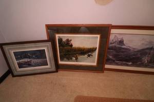 lot 218 image: Framed Art to include Georgie McBride
