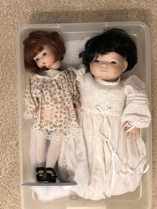 lot 160 image: Germany Porcelain Dolls