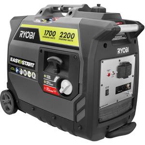 Roybi 2,200 Starting Watt Gray Gasoline Powered Digital Inverter Generator